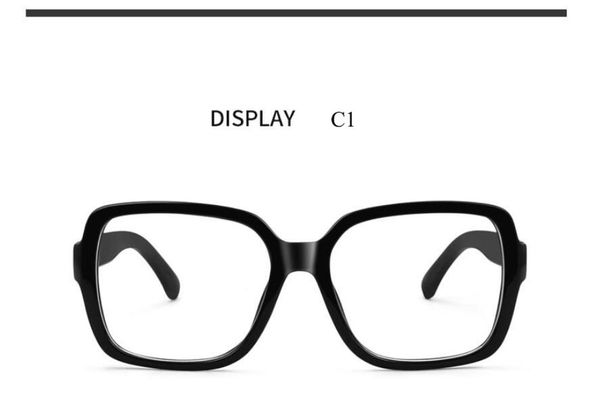 

anti-radiation fashion personality ladies anti-blue light flat glasses, White;black