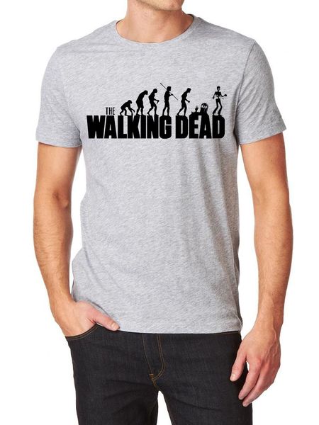 

2019 мода горячие продажи эволюция мужчин the walking dead inspired футболка - подарок для папы день отца футболочку