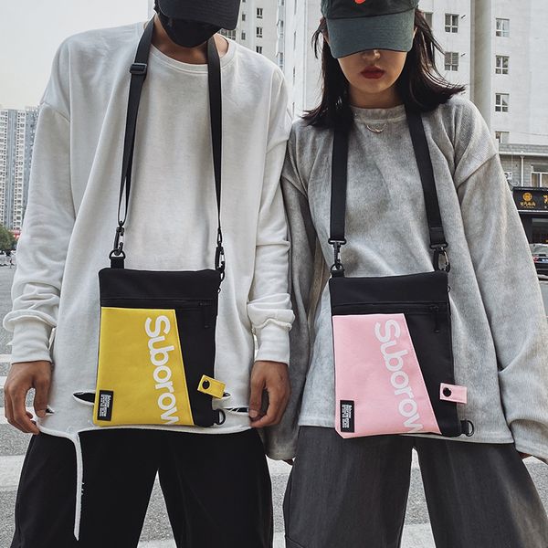 

messenger bag female couple tide cool disco package red letter canvas shoulder bag street gang feng handbags wholesale