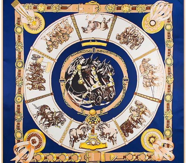 

2020 sping and autumn female satin scarf bandana big square scarves printed women scarves polyester silk scarf shawl 130*130cm, Blue;gray