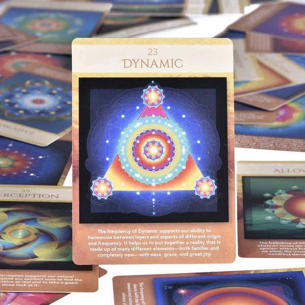 

card cards oracle activations english game toys deck guidance sacred party board geometry divination 44pcs game tarot fate ukdyn bdetoys