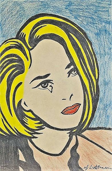 

рой lichtenstein girl crying home decor расписанную hd печать картины маслом на холсте wall art canvas картинки 7502