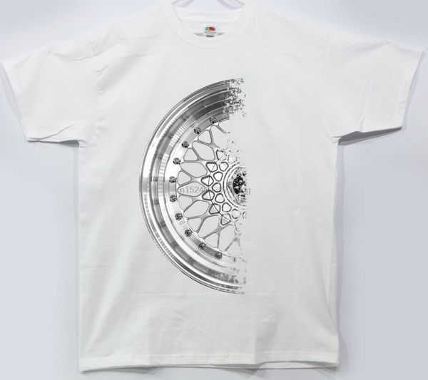 

t-shirt alloy rims retro car graphic tee p001