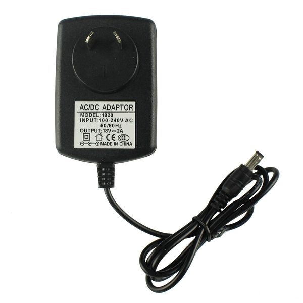 

new 18v 2a-2.5a ac dc adapter power cord charger 5.5mm x 2.5mm / 5.5mm x 2.1 2000ma