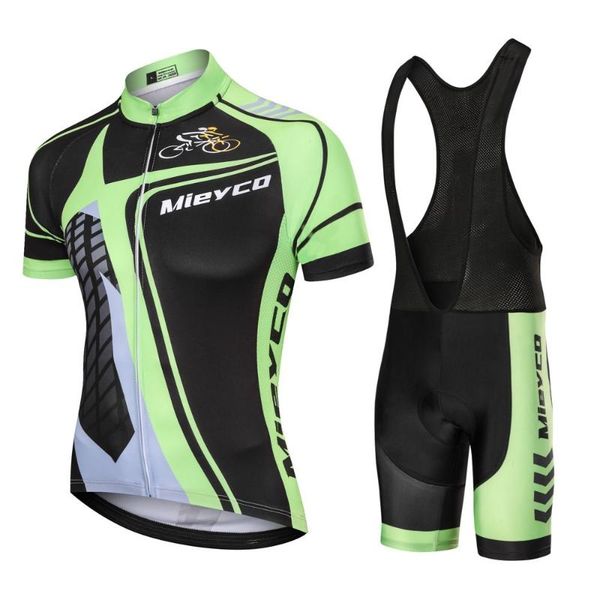 

new pro team mieyco mens cycling clothing ropa ciclismo cycling jersey clothes short sleeve shirt + bike bib shorts set, Black;blue