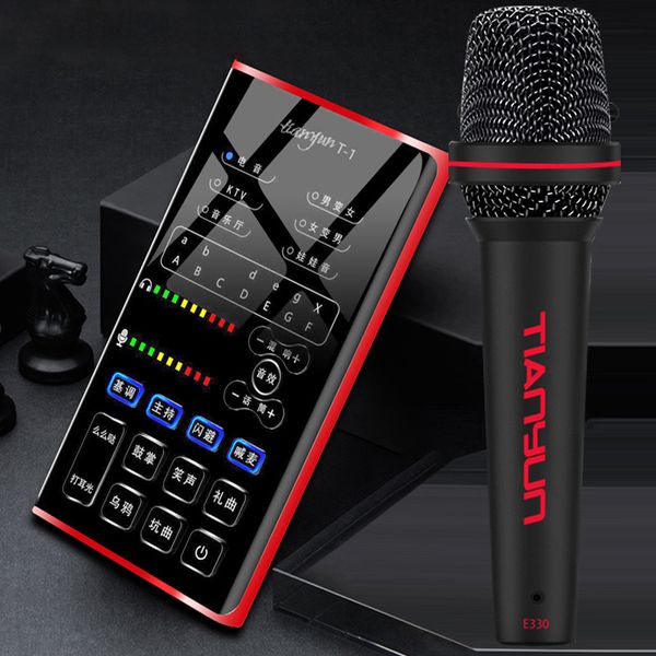 

microphones direct selling mobile phone live sound card fast hand national k song singing equipment computer