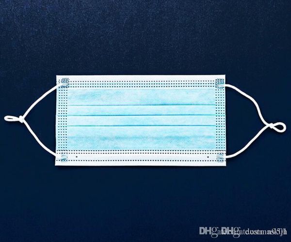 

тканые non одноразовой слой маски для лица маски 3 противопыльных водонепроницаемой маска ply респиратор soft breathabl1
