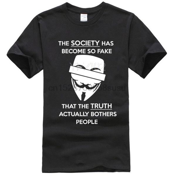 

anonymous quote t-shirt fake society truth pill funny hacker parody guy fawkes