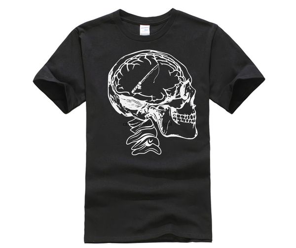 

deals pictures men t shirt fishinger on the brain - skull x-ray fathers day dad gift discount for solid color black shirts