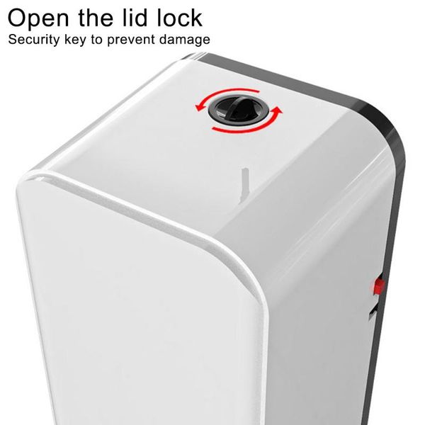 

home l toilet soap dispenser bathroom accessory 1.5l wall mounted ir sensor