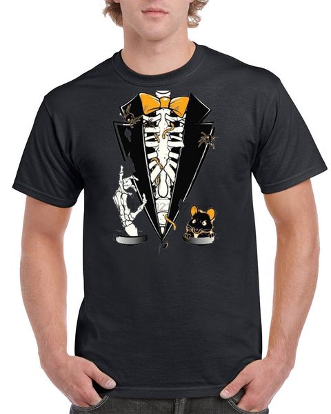 

halloween tuxedo mens t-shirt pumpkin angry creepy scary costume boo spooky