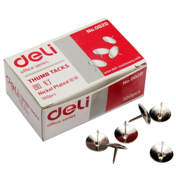 

100pcs/lots new arrival drawing metal push pins assorted boards paper capped headed fixing thumb tacks ing