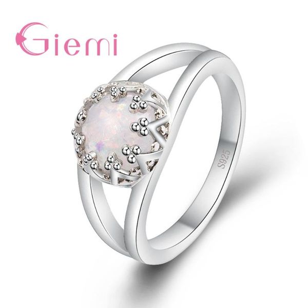 

cluster rings classic wedding jewelry simple grade 925 sterling silver for women female wishs engagement anillos, Golden;silver