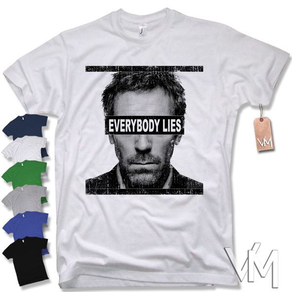 

2019 мода everybody ложь dr house футболка cultissime fun dr. серия гр s m xxl футболочку