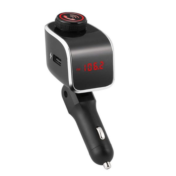 

car mp3 handsfm transmitter cigarette lighter socket powered usb charger music player support tf card u-disk