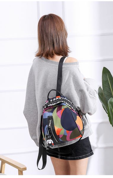 

fashion backpack female bags school style high qaulity oxford multi-color student campus backpacks rank popular 2020 woman sac