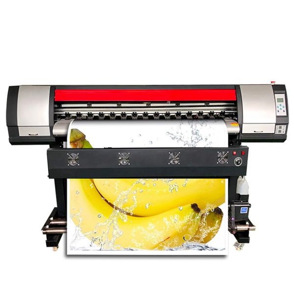 

6ft large format eco solvent printer 1.8m outdoor plotter for stick wallpaper double head xp600 vinyl industrial inkjet printer