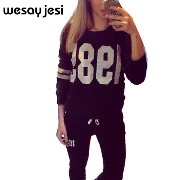 

womens tracksuit set autumn 2 piece set sportswear casual black gray white red sweat pants hooded cropped sweatshirt hoodie