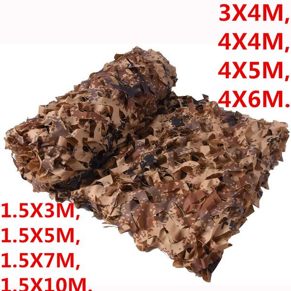

tents and shelters outdoor desert camouflage net camping hunting blinds camo mesh netting sun shelter car cover house party decoration