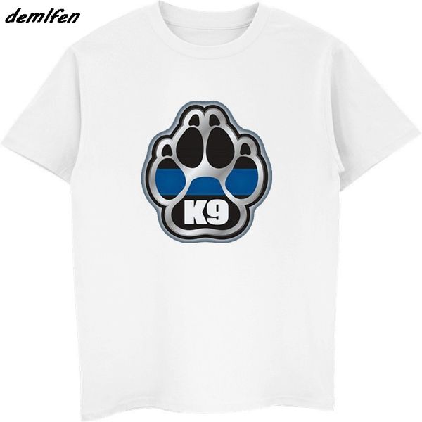 

fashion inspired police k-9 cops unit dog, k9 unit police black navy t-shirt men cotton short sleeve tees shirt