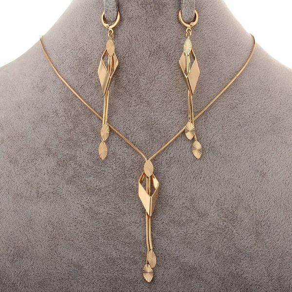 

african jewelry set women pendant necklace earring gold-color parure bijoux femme ethiopian jewellery conjunto de joias s0143, Silver