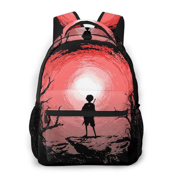 

samurai champloo school bags sunset glow mugen beautiful backpack for men women