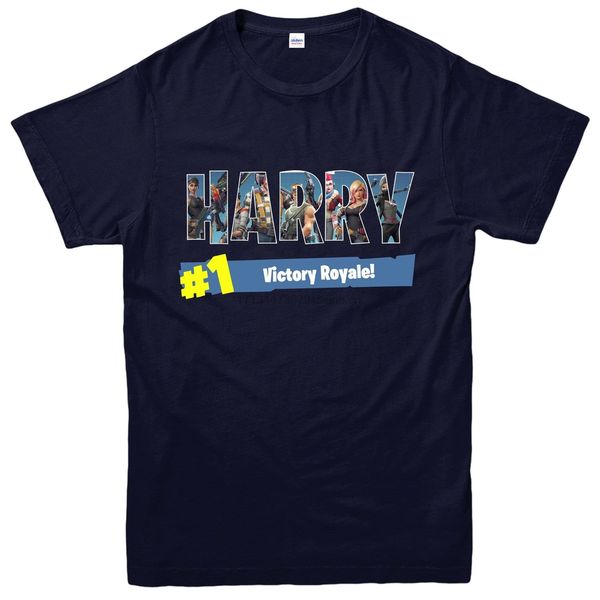 

personalised fort t-shirt add custom text name victory royale tee harajuku t shirt
