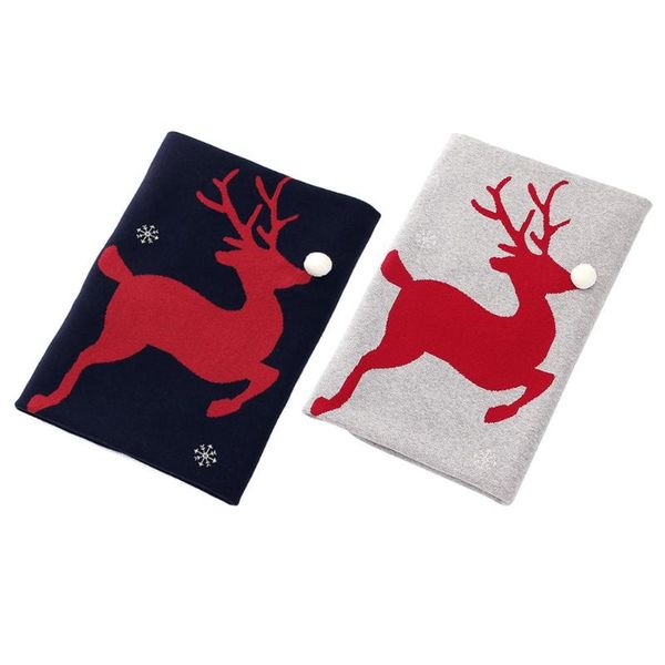 

christmas elk baby bedding blanket cotton newborn pgraphy swaddle wrap