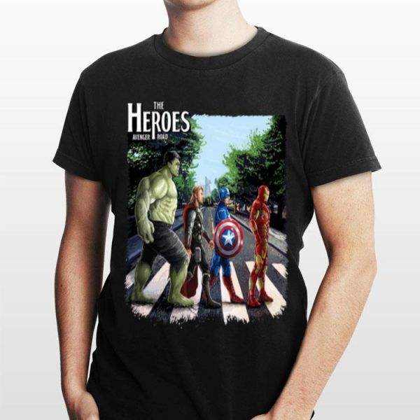 

the super heroes road shirt