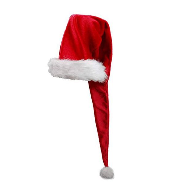 

christmas hat children super plush christmas hat props extra long creative comfortable cute, Yellow