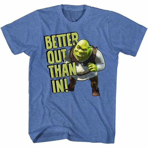 

shrek better out licensed t shirt gyms fitness tee shirt