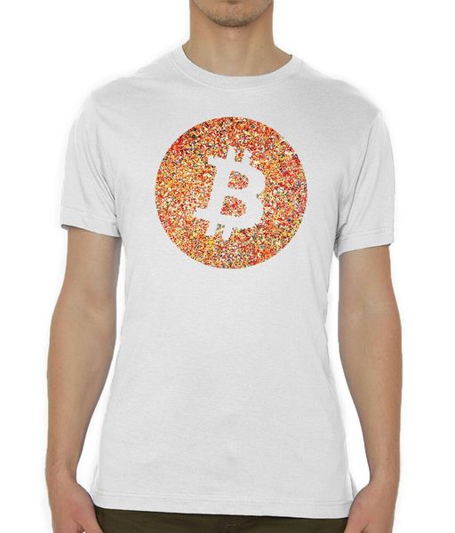 

bitcoin crypto валюта современное искусство графика графический printed очень популярный тип t-shirt мужчины slim fit хлопок высокого качест