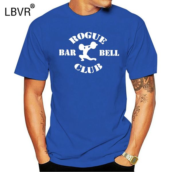 

rogue fitness barbell t-shirt casual style s-2xl size