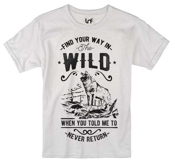 

2019 new summer men fashion exclusive men's t-shirt - way in the wild - design o-neck tee shirts