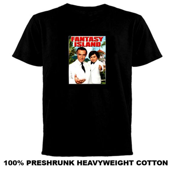 

остров фантазий футболка мужчины женщины tee shirt популярные tagless