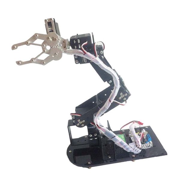 

роботизированный манипулятор 6 dof robot arm + механическая лапка для робота diy rc игрушка
