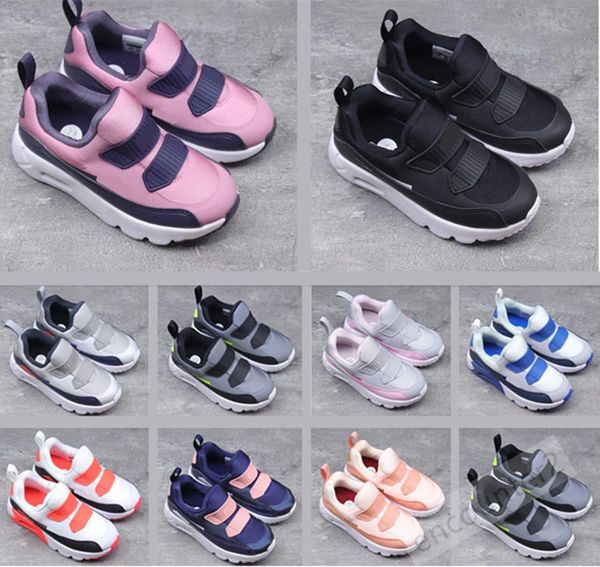 

baby 90 laceless magic button children shoes boy young girl kids sport running sneaker size 22-35
