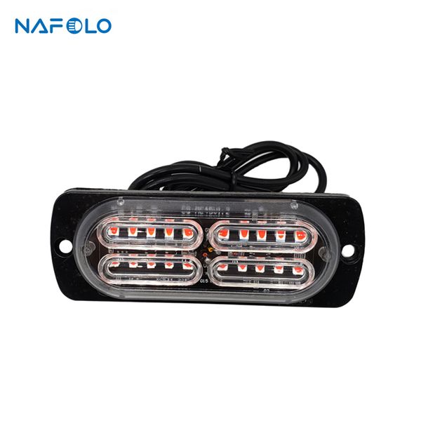 

4pcs car strobe warning light emergency flash waterproof 20 led auto motocycle truck strobe light flashing lamp
