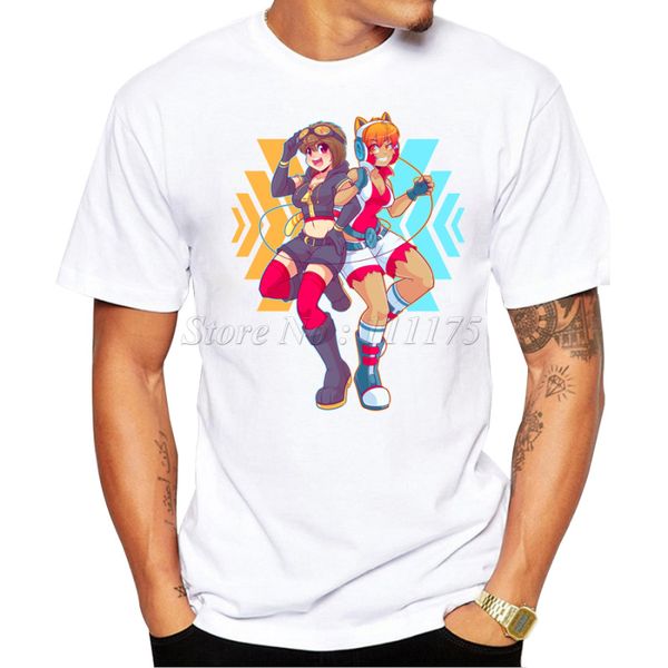 

2018 men's cartoon play girl design t shirt male fashion cool hipster printed summer tees