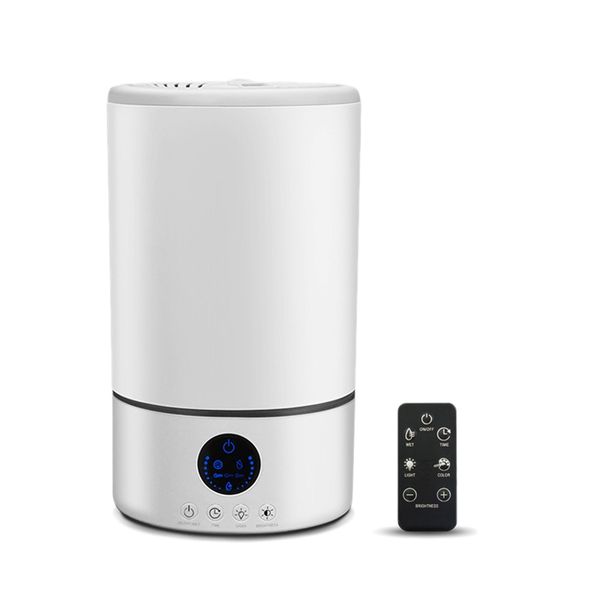 

3l air humidifier air purifying mist maker 7 led interior lights humidifier with remote control presssn us plug