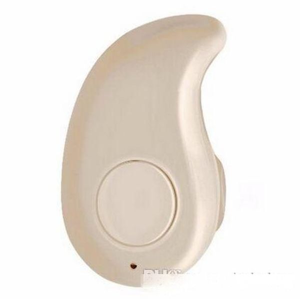 

gold sport running s530 mini stealth wireless bluetooth 4.0 earphone stereo in-ear headphones music headset with retail box for smart phone