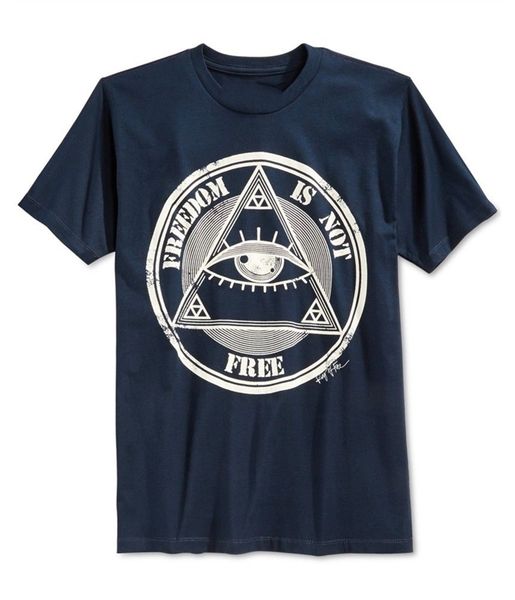 

ring of fire mens om is not graphic t-shirt printing apparel tee shirt