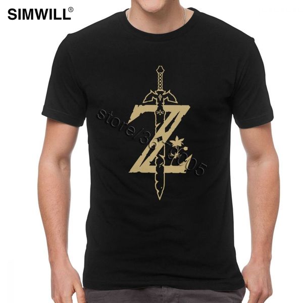 

the legend of zelda tees breath of the wild t shirts men's eco cotton tshirt short sleeved round collar t-shirt urban
