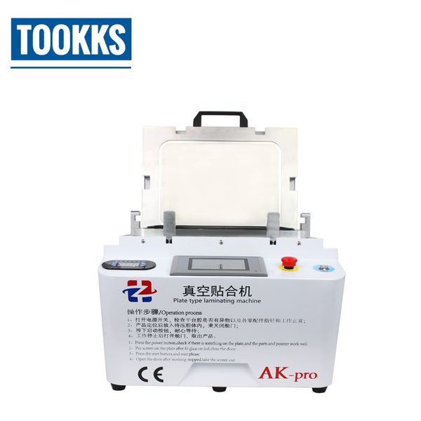 

ak pro vacuum oca laminating machine 12 inch oca laminator equipment for lcd phone screen refurbish repair
