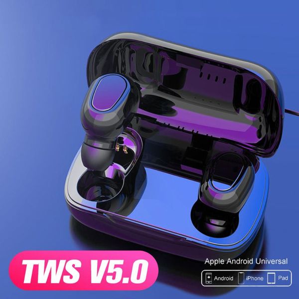

bluetooth 5.0 wireless earphone with charge box in ear handsearpiece
