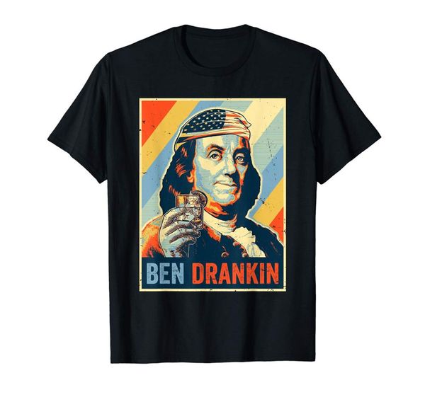 

ben drankin shirt 4th of july tequila drinking 2019 fashion summer cool funny 3d t shirt funny casual tee shirts