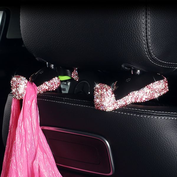 

2 pcs car hook organizer hanger for car interior accessories for headrest back small hood paste accessories