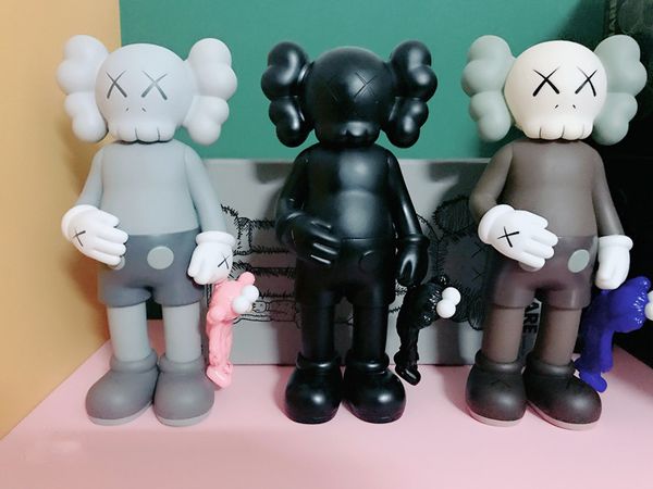 

popular 28cm 1.5kg originalfake kaws companion hand in hand figure with original box kaws action figure model decorations gift