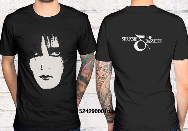 

siouxsie and the banshees sioux face post men black t-shirt
