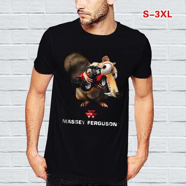 

better quality massey ferguson tractor funny scrat men's t-shirt